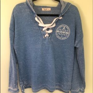 Ron Jon Surf Shop Light Blue Fleece Pullover